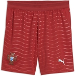 PUMA FPF Portugal Shorts 2026 Kinder 01 - club red/green lagoon 176