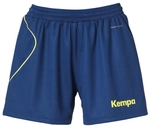 Kempa CURVE SHORTS WOMEN deep blau/fluo gelb XL