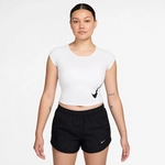 NIKE Swift Dri-FIT Laufshirt Damen 100 - white/photon dust/reflective...