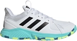 adidas Court Flight Handballschuhe Damen KJ4338 - cloud white/core black/flash aqua