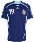 adidas AFA Argentinien Messi Ausw&auml;rtstrikot 2006 Herren JN3709 - dark blue S