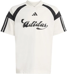adidas House of Tiro T-Shirt Kinder KH3800 - off white/black/black 164