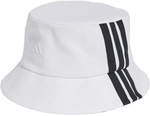 adidas 3-Streifen Fischerhut JC6420 - white/black 56 - 58 cm
