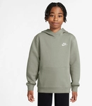NIKE Sportswear Club Fleece Hoodie Kinder 304 - spruce fog/white XS (122-128 cm)
