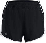 UNDER ARMOUR Fly-By Shorts Damen 002 - black/white/reflective 1X