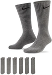 6er Pack NIKE Everyday Cushioned Crew-Trainingssocken 064 - carbon heather/black