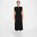 NIKE Sportswear Chill French Terry Kleid Damen 010 - black/sail XL