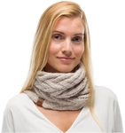 BUFF Knitted & Fleece Neckwarmer Caryn Schlauchschal cru