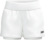 JAKO One 2in1 Trainingsshorts Damen 000 - wei&szlig; 34