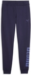 PUMA Essentials Logo Lab Metallic French Terry Jogginghose Damen 64 - deep plum...