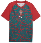 PUMA Portugal Aufw&auml;rmshirt WM 2026 Herren 37 - club red/green lagoon S