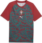 Puma 784788-37, PUMA Portugal Aufw&auml;rmshirt WM 2026 Herren 37 - club red/green lagoon