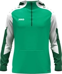 JAKO Dynamic 1/4-Zip Hoodie 204 - gr&uuml;n/wei&szlig;/dunkelgr&uuml;n S