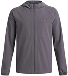 UNDER ARMOUR Vibe Woven Windbreaker Jacke Jungen 025 - castlerock/black L (149-160