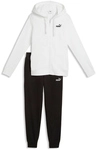 PUMA Hooded French Terry Jogginganzug Damen 02 - PUMA white S