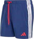adidas 3-Streifen 5" Badeshorts Herren KB2765 - dark blue/pure ruby XS