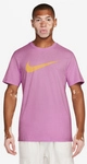 NIKE Sportswear Swoosh T-Shirt Herren 503 - lt magenta S
