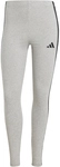 adidas Essentials 3-Streifen Baumwoll Leggings Damen JE0068 - medium grey