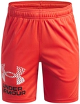 UNDER ARMOUR Tech Logo Shorts Jungen 690 - venom red/white L (149-160 cm)