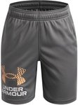 UNDER ARMOUR Tech Logo Shorts Jungen 709 - clay green/orange bloc L (149-160 cm)