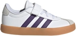 adidas VL Court 3.0 Kunstleder Sneaker Kinder KK4552 - cloud white/violet/gum 3 32