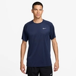 NIKE Stride Dri-FIT ADV kurzarm Laufshirt Herren 410 - midnight navy/reflective silv