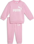 Puma 686280-70, PUMA Minicats Essentials Fleece Crew Baby-Jogginganzug 70 - pink
