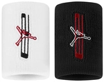 2er Pack NIKE Jordan Jumpman Graphic Schwei&szlig;b&auml;nder 068 - black/white/gym red