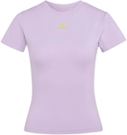 adidas 3-Streifen Studio Baby Tee Trainingsshirt Damen KY8001 - powder plum XS