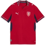 PUMA FACR Tschechien Heimtrikot WM 2026 Kinder 01 - dark cherry/puma navy 176
