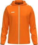 JAKO One Kapuzen-Trainingsjacke Kinder 350 - neonorange 116