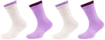 4er Pack s.Oliver Originals Organic Rib Crew Socken Kinder 4722 - rhapsody 31-34