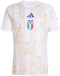adidas FIGC Italien Heim Aufw&auml;rmshirt 2026 Herren JY5633 - white/hazy beige M