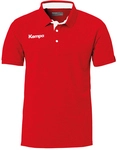 Kempa Prime Poloshirt rot/wei&szlig; 140