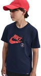 NIKE PSG Paris Saint-Germain T-Shirt Kinder 410 - midnight navy M (137-147 cm)
