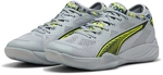 PUMA Eliminate Nitro SQD 4 Berlin Handballschuhe 01 - gray fog/yellow alert/puma