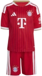 adidas FC Bayern M&uuml;nchen Heim-Minikit 2026/27 Kinder JZ3083 - better scarlet/white