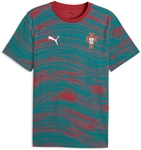 PUMA Portugal FtblCulture Allover Print T-Shirt Herren 30 - club red/green...