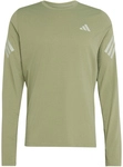 adidas Adi365 Running Iconic langarm Laufshirt Herren KS5798 - tent green/halo green