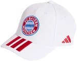 adidas FC Bayern M&uuml;nchen Cap 2026/27 Kinder KT3398 - white/better scarlet 54 - 60 cm