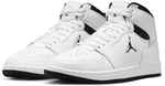 NIKE Jordan Court Connect Mid Sneaker Damen 100 - white/black 41