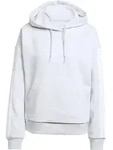 adidas Essentials 3-Streifen Fleece Hoodie Damen JX2540 - light grey heather/white XS