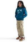 NIKE Kylian Mbapp&eacute; Club Fleece Hoodie Kinder 301 - green abyss/igloo S...