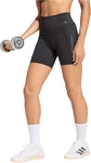 adidas Optime Workout 3-Streifen kurze Leggings Damen JZ1100 - black S/7"