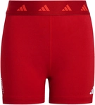 adidas TECHFIT kurze Tights Kinder JF3749 - team power red 2/bright red/white 116
