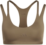 adidas Optime Workout Strappy Light Support Sport-BH Damen KW1566 - khaki six XS