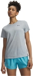 UNDER ARMOUR Tech Twist T-Shirt Damen 034 - blue fog/downpour gray L