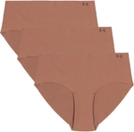 3er Pack UNDER ARMOUR Pure Stretch No-Show Solid Hipster Damen 230 - hue 625 XS