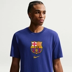 NIKE FC Barcelona Crest T-Shirt Herren 455 - deep royal blue XL