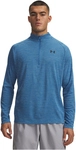 UNDER ARMOUR Tech Textured 1/2-Zip Sweatshirt Herren 430 - aegean blue/black XXL